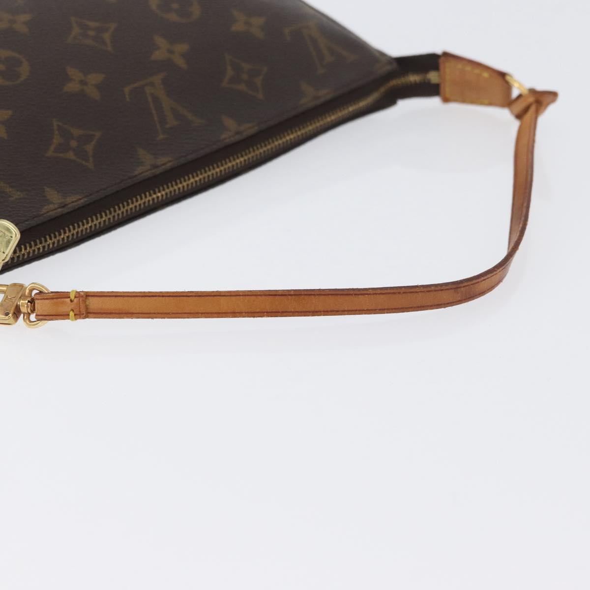 LOUIS VUITTON Monogram Pochette Accessoires Pouch M51980 LV Auth BA11365