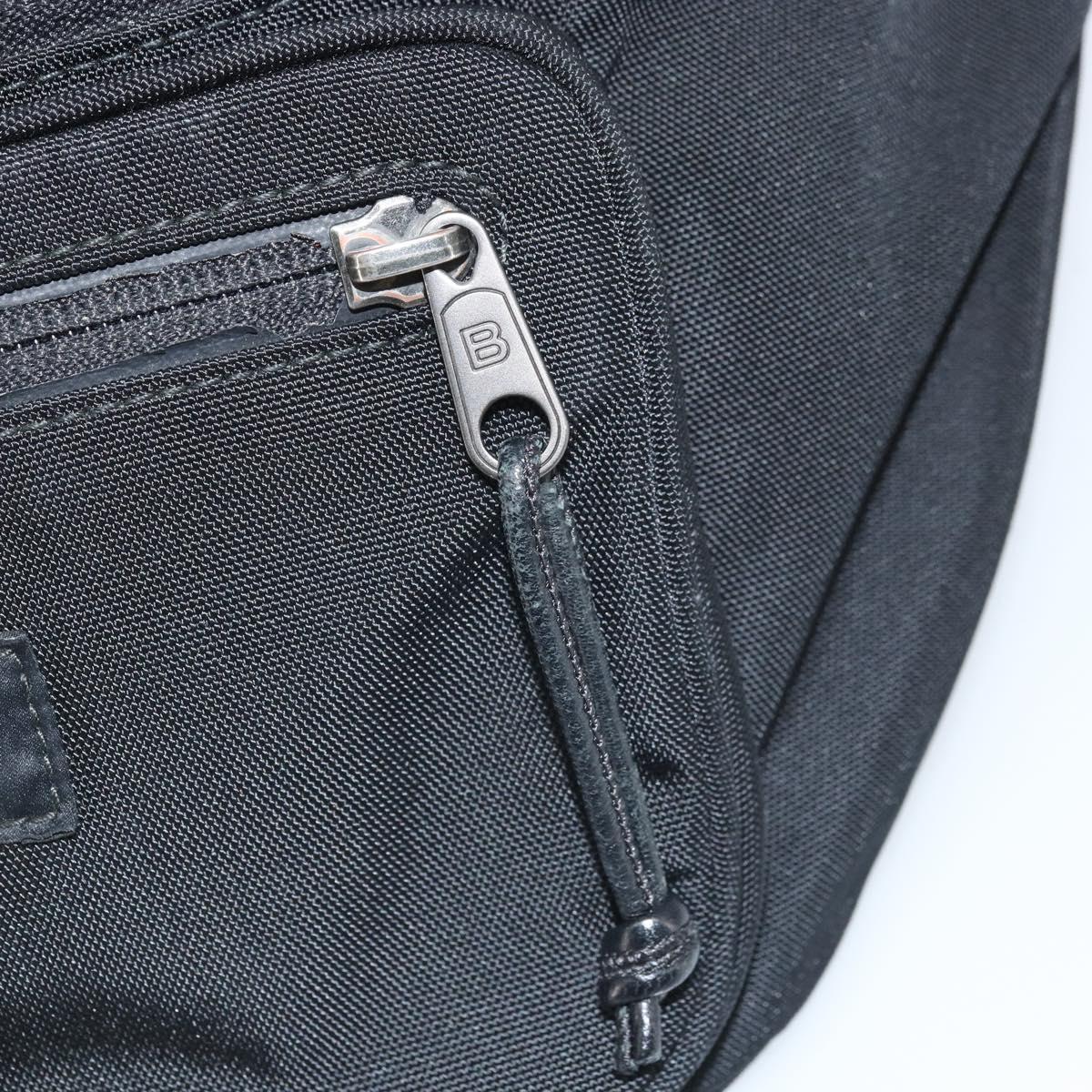 BALENCIAGA Body Bag Nylon Black 482389 Auth BA11367