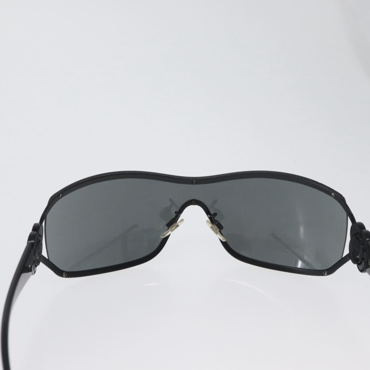 CHANEL Sunglasses plastic Black CC Auth BA11380