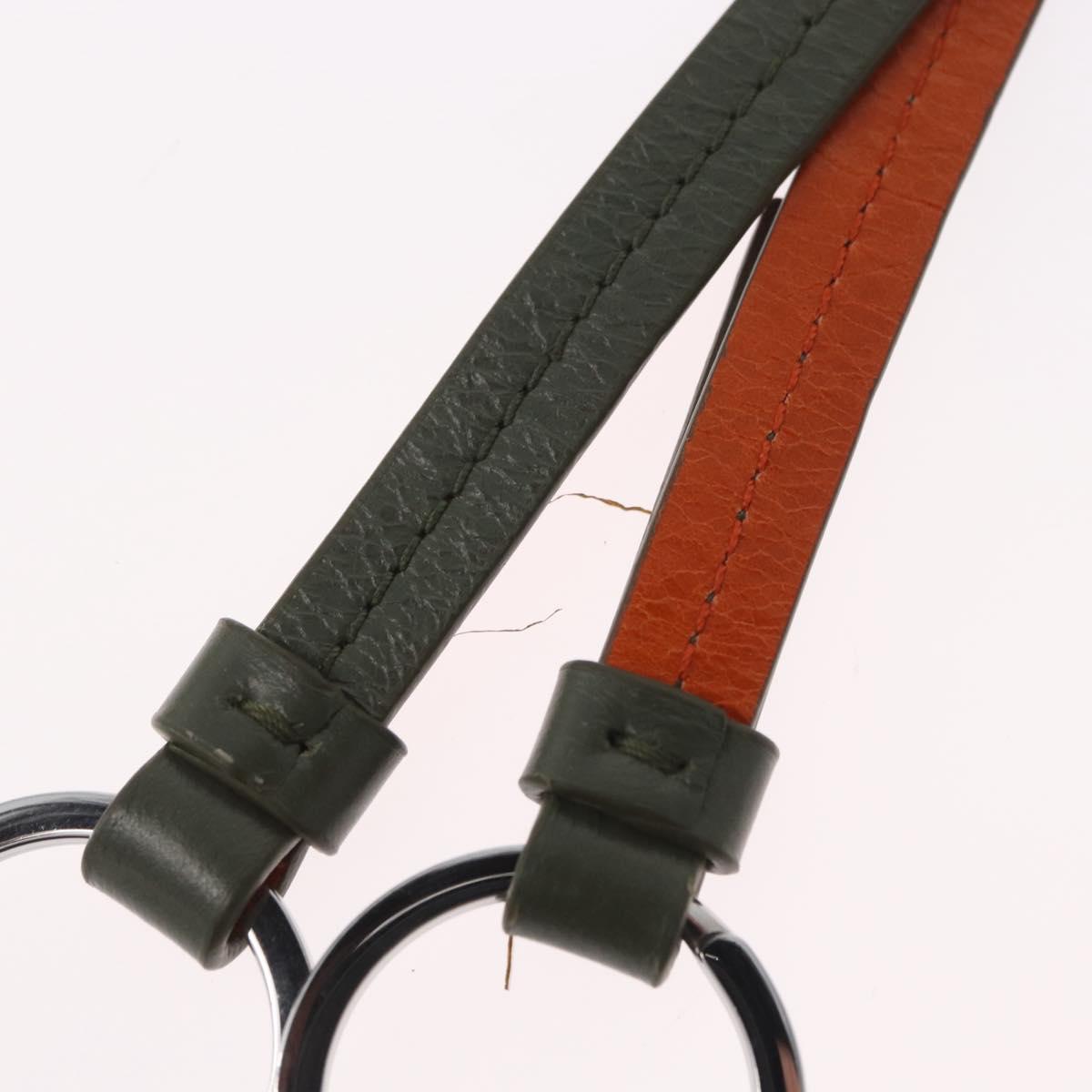 PRADA Key Holder metal Orange Auth BA11382M