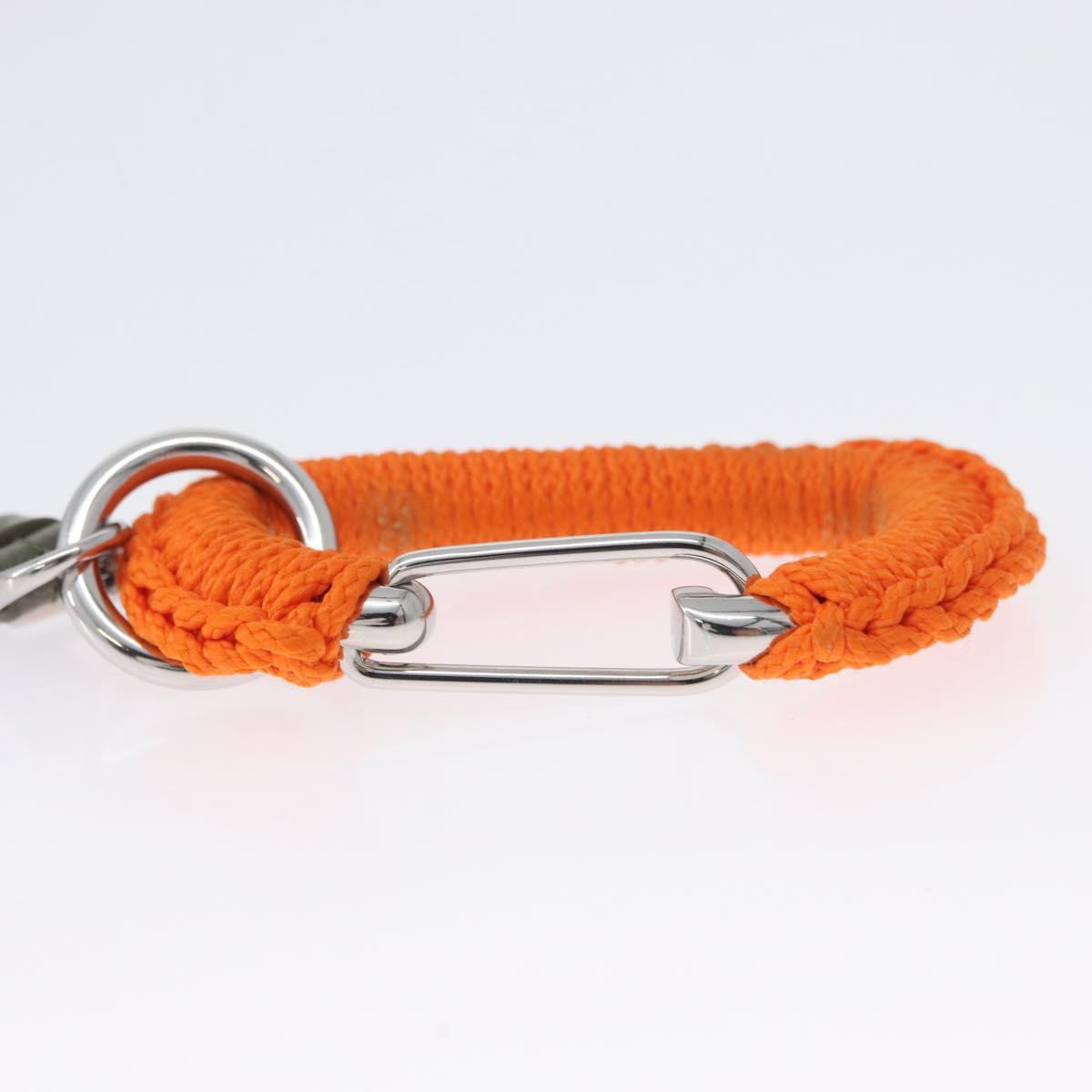 PRADA Key Holder metal Orange Auth BA11382M