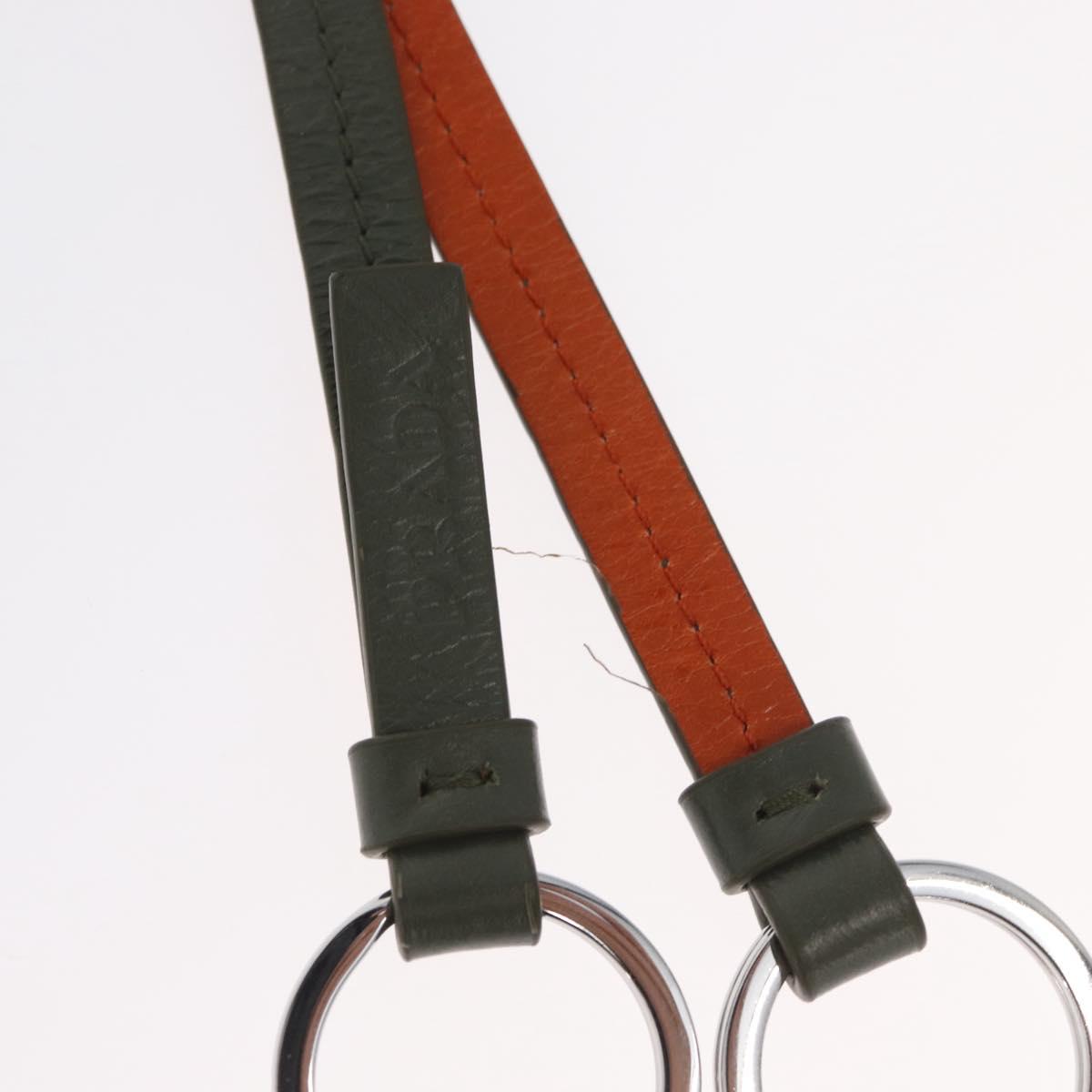 PRADA Key Holder metal Orange Auth BA11382M