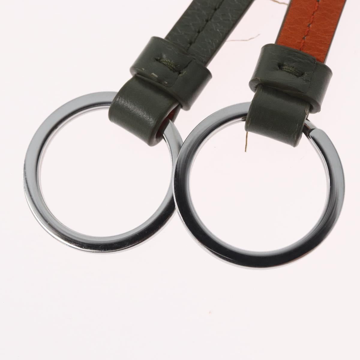 PRADA Key Holder metal Orange Auth BA11382M