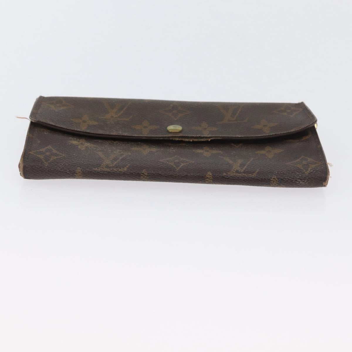 LOUIS VUITTON Monogram Wallet 2 Set LV Auth BA11389