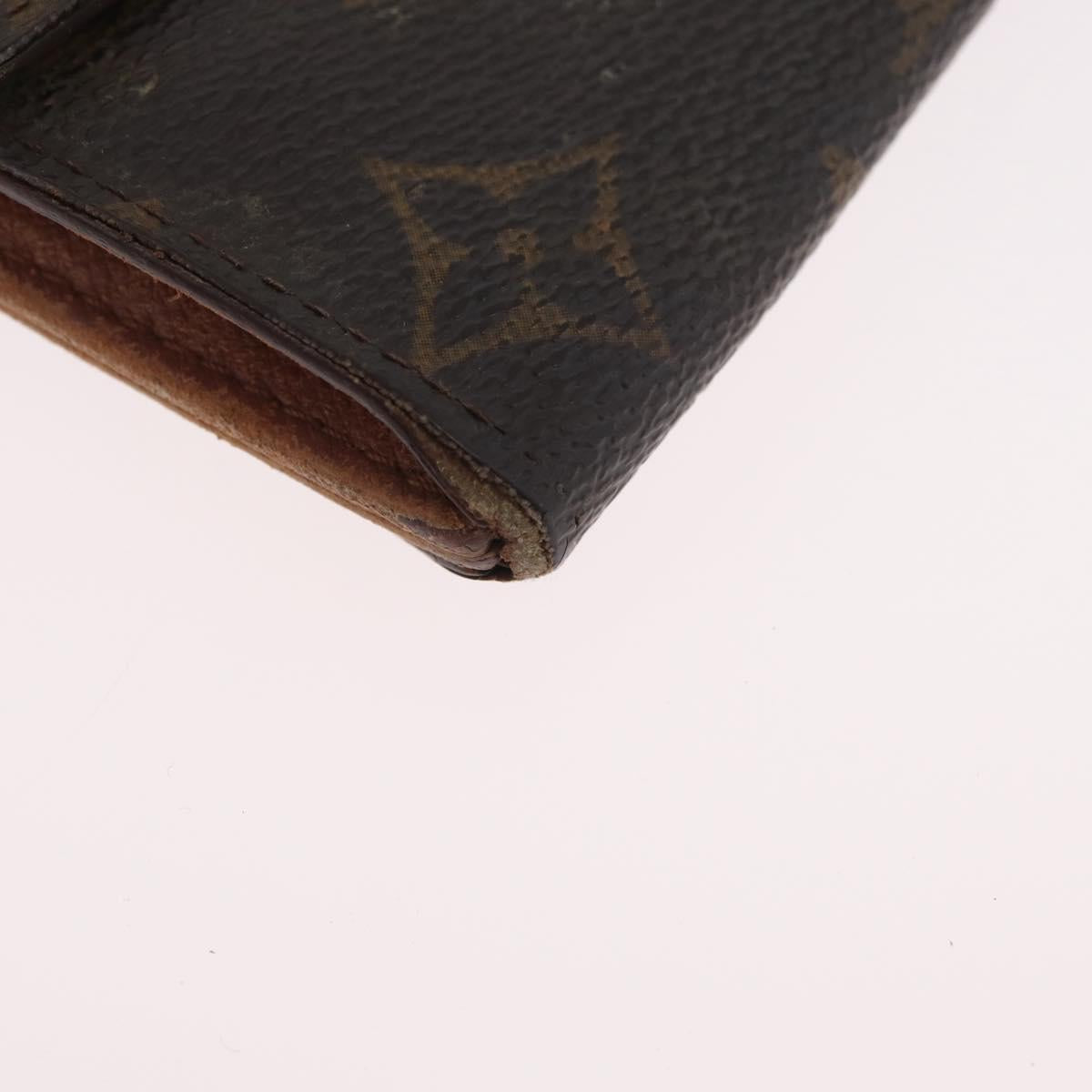 LOUIS VUITTON Monogram Wallet 2 Set LV Auth BA11389