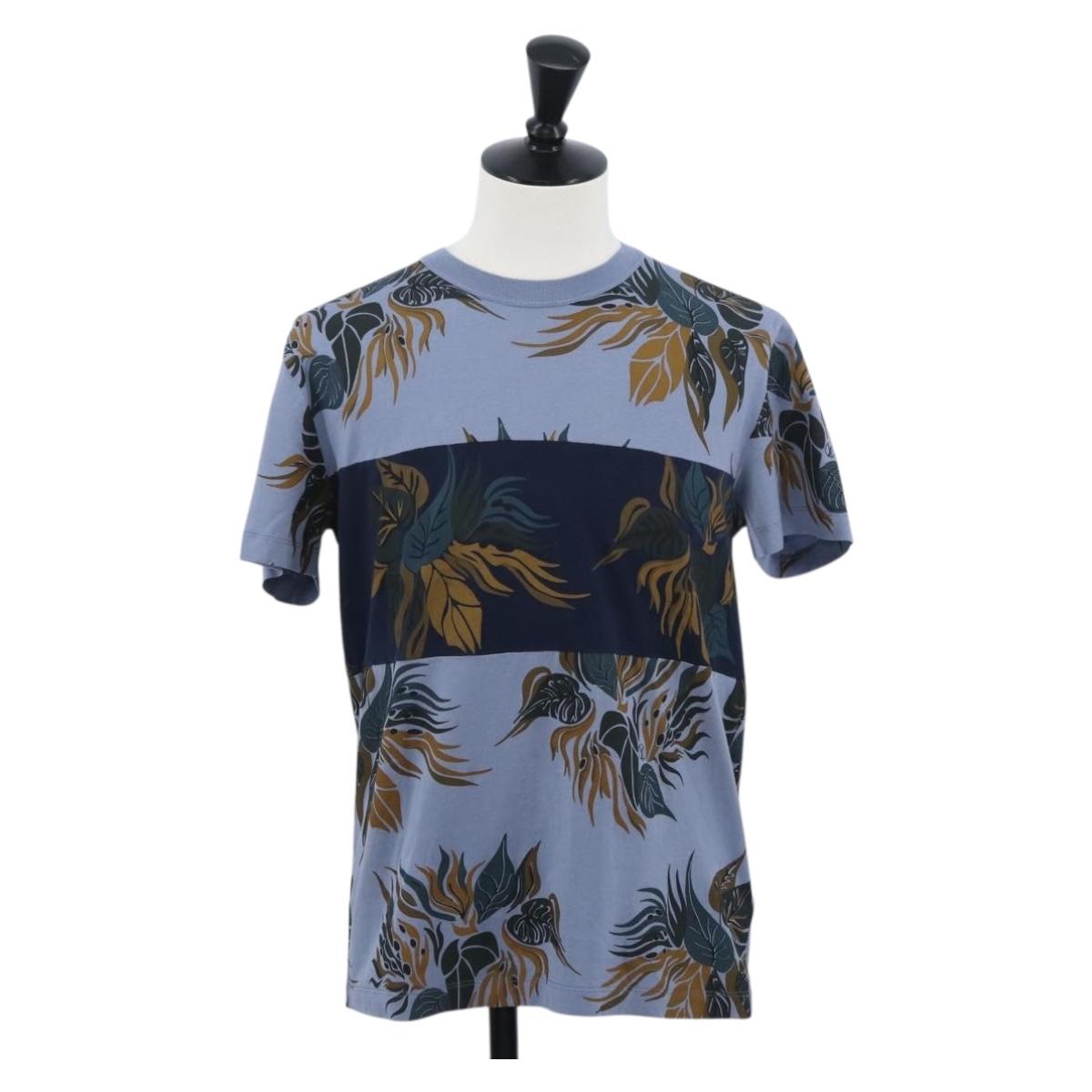 LOUIS VUITTON T Shirt Shirt Cotton Navy LV Auth BA11391A