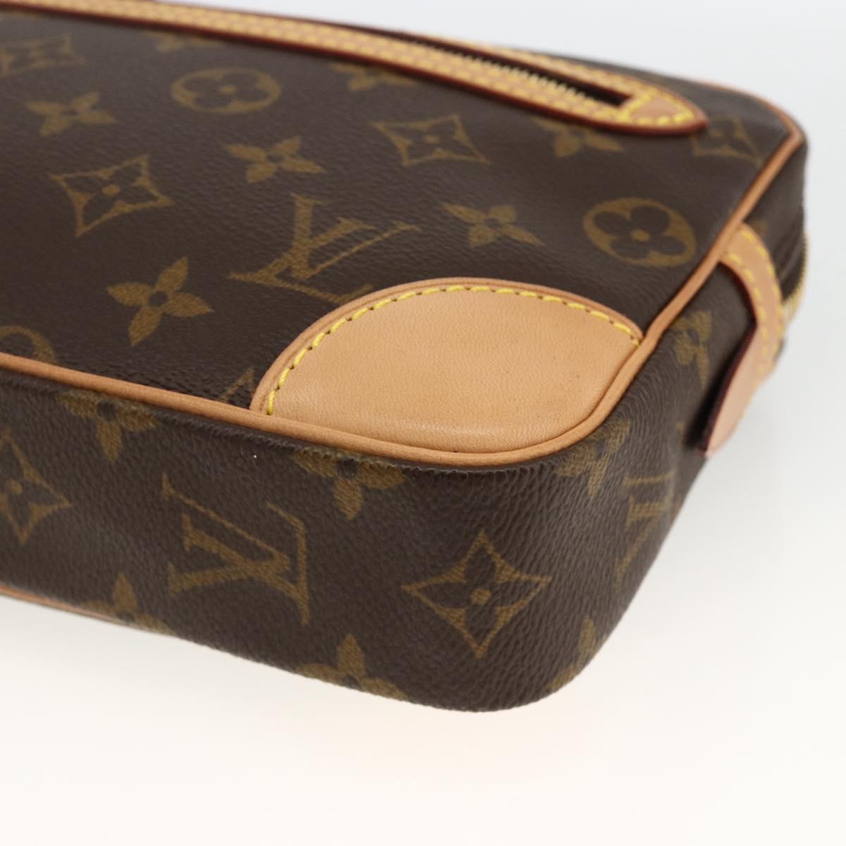 LOUIS VUITTON Monogram Marly Dragonne GM Clutch Bag M51825 LV Auth BA11396A