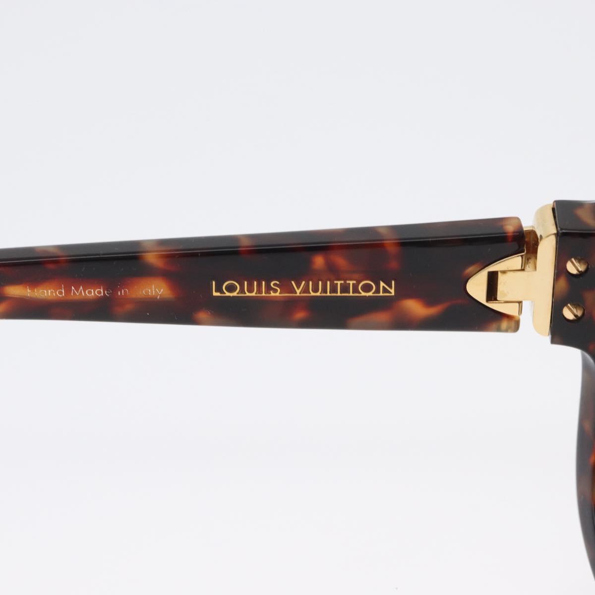 LOUIS VUITTON Sunglasses plastic Brown Z1597E LV Auth BA11404