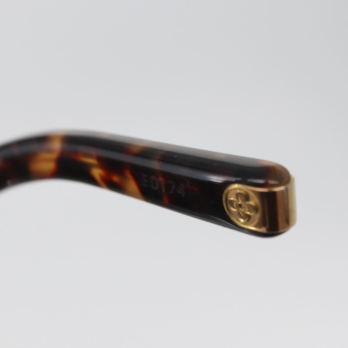 LOUIS VUITTON Sunglasses plastic Brown Z1597E LV Auth BA11404