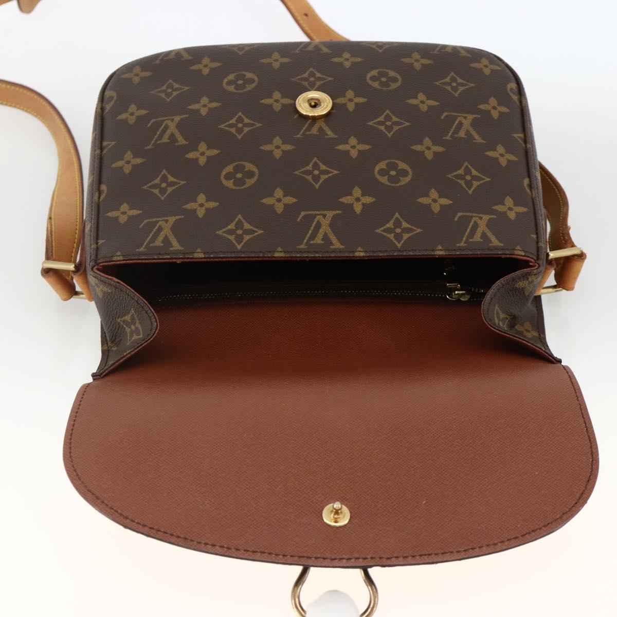 LOUIS VUITTON Monogram Saint Cloud GM Shoulder Bag M51242 LV Auth BA11407A