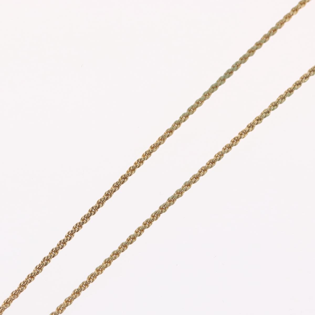 Christian Dior Necklace metal Gold Tone Auth BA11410