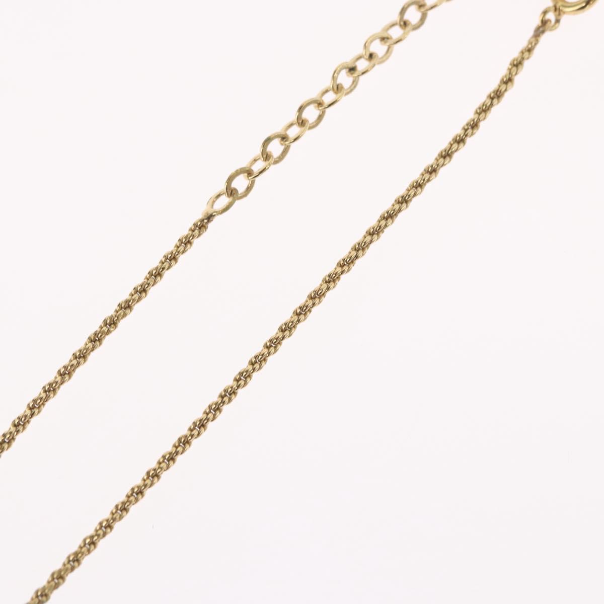 Christian Dior Necklace metal Gold Auth BA11411