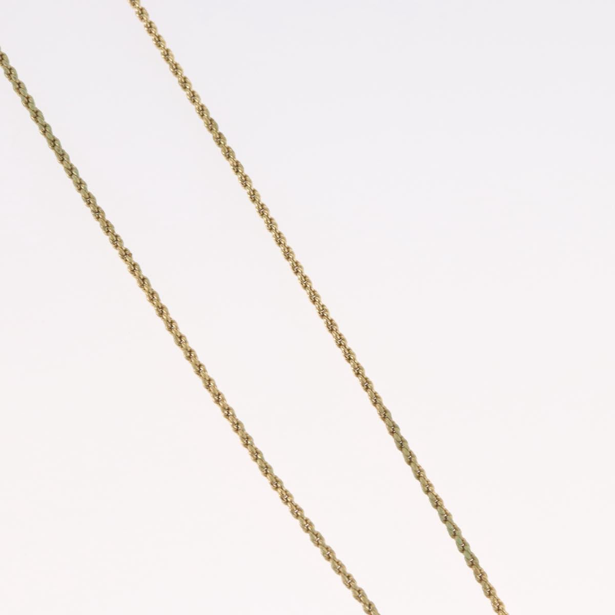 Christian Dior Necklace metal Gold Auth BA11411