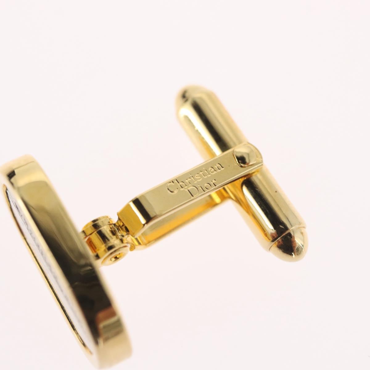 Christian Dior Cuffs metal Gold Auth BA11412