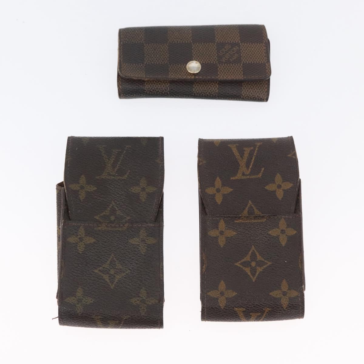 LOUIS VUITTON Monogram Wallet 6 Set LV Auth BA11417