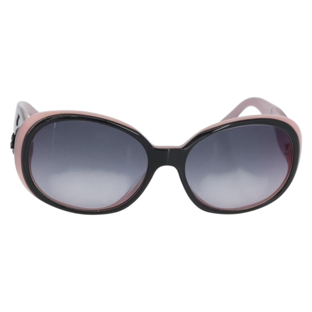 CHANEL Sunglasses plastic Pink CC Auth BA11421