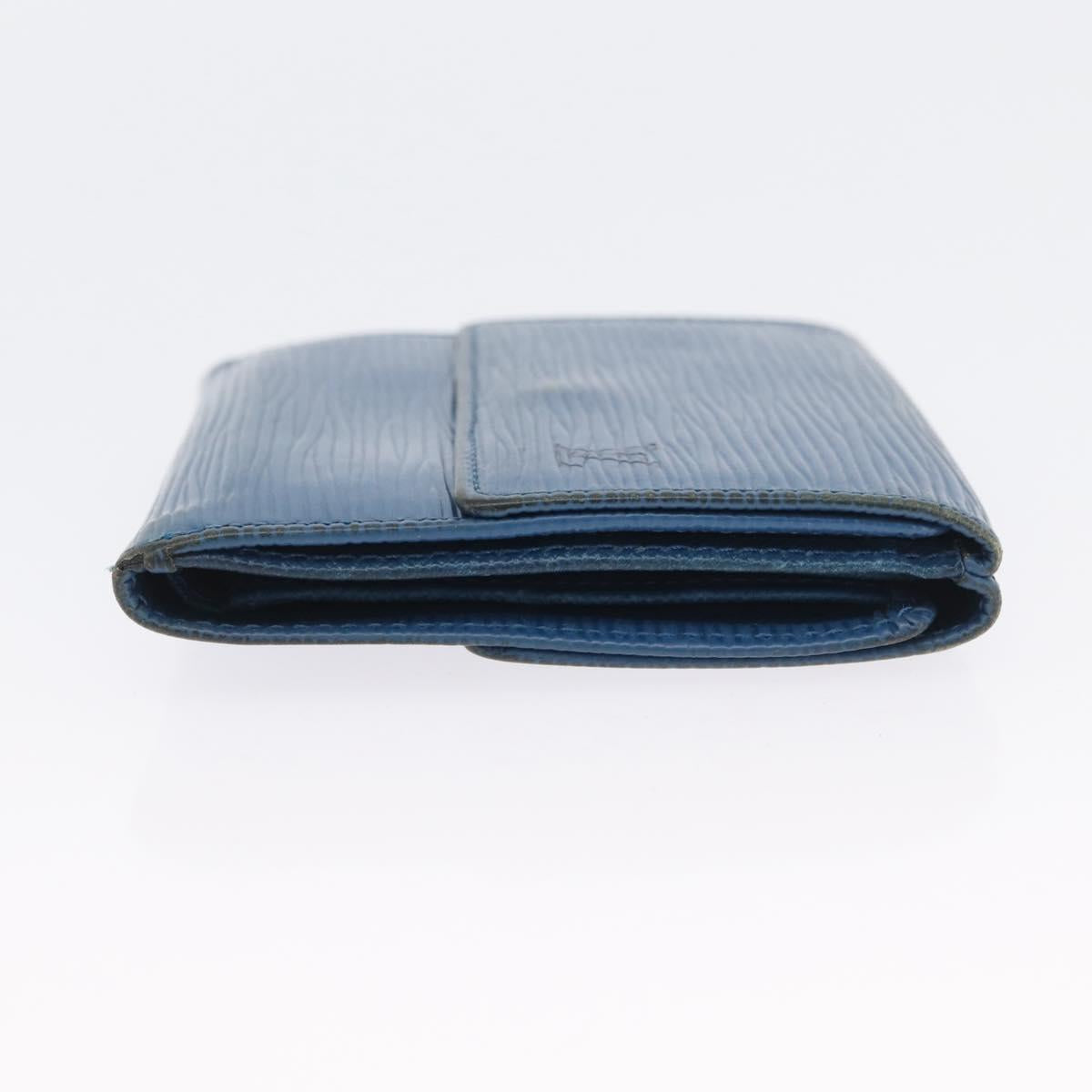 LOUIS VUITTON Monogram Epi Wallet Leather 2 Set Blue LV Auth BA11426