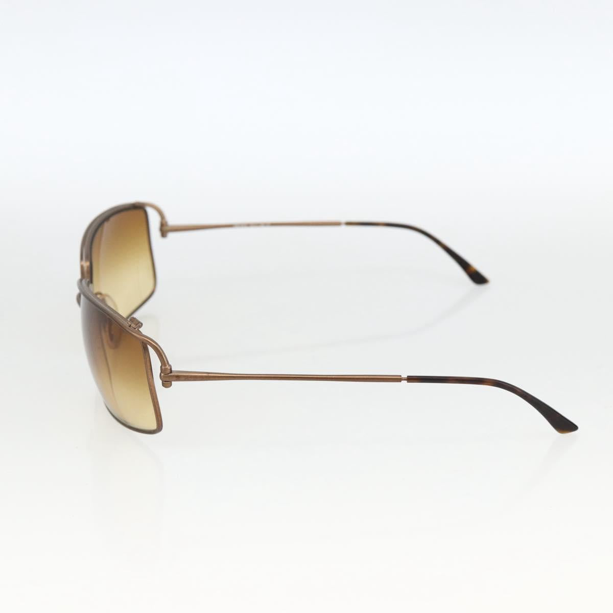 PRADA Sunglasses metal Brown Auth BA11431