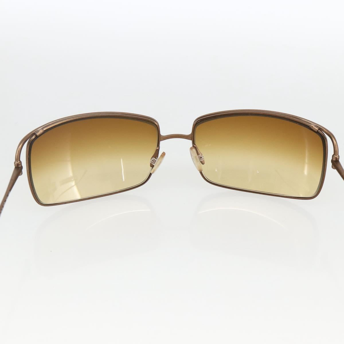 PRADA Sunglasses metal Brown Auth BA11431