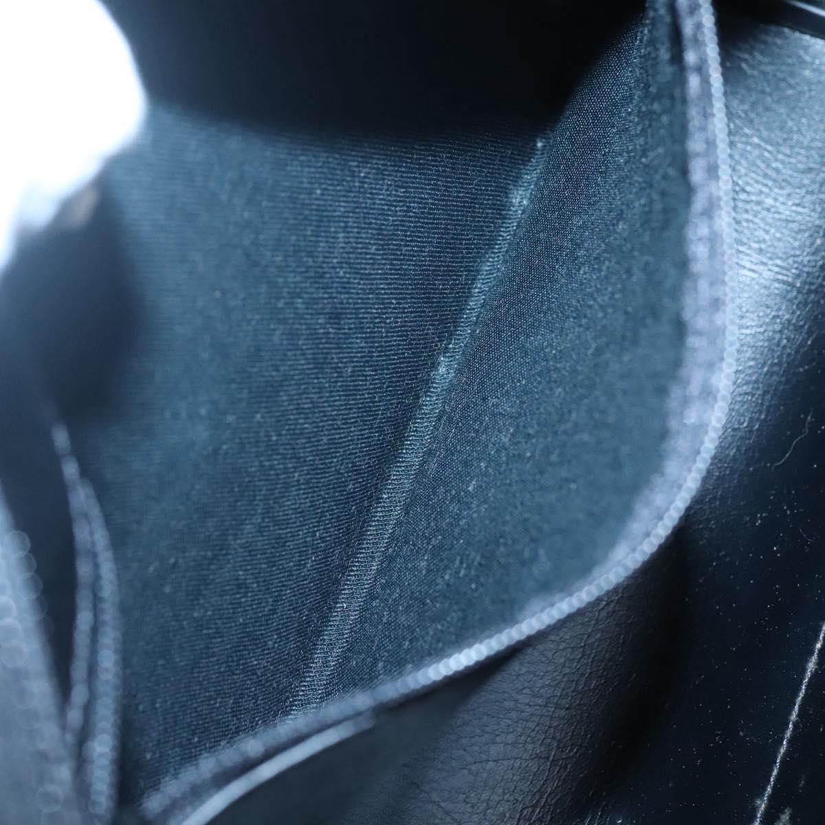 Burberrys Nova Check Clutch Bag Canvas Navy Auth BA1144