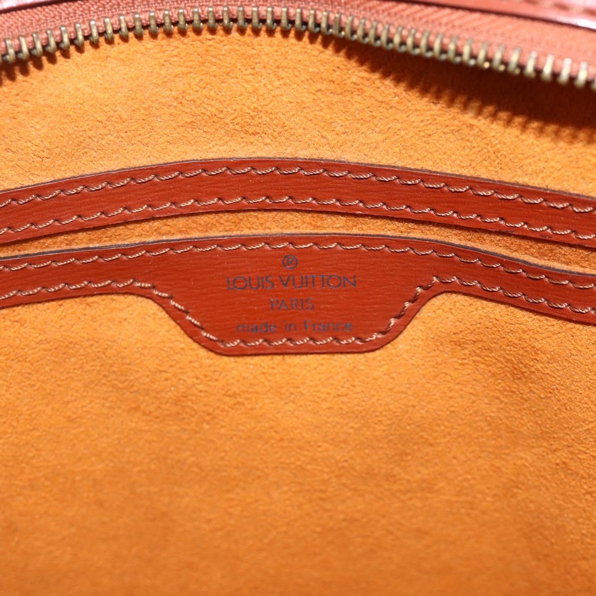 LOUIS VUITTON Epi Saint Jacques Hand Bag Brown M52263 LV Auth BA11442