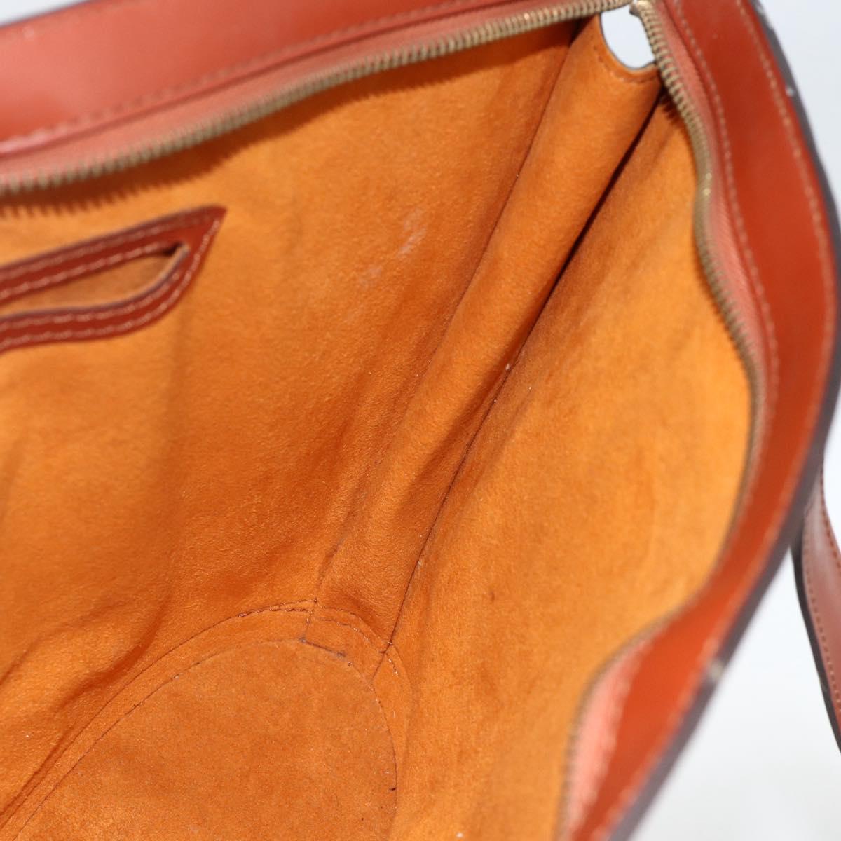 LOUIS VUITTON Epi Saint Jacques Hand Bag Brown M52263 LV Auth BA11442