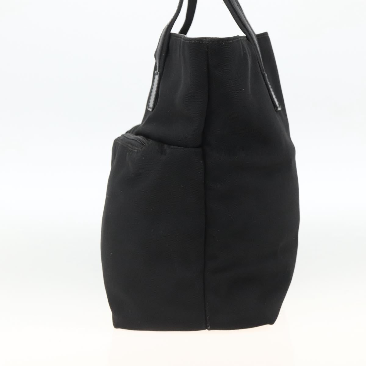 GUCCI Hand Bag Canvas Black Silver 002 1080 Auth BA11451