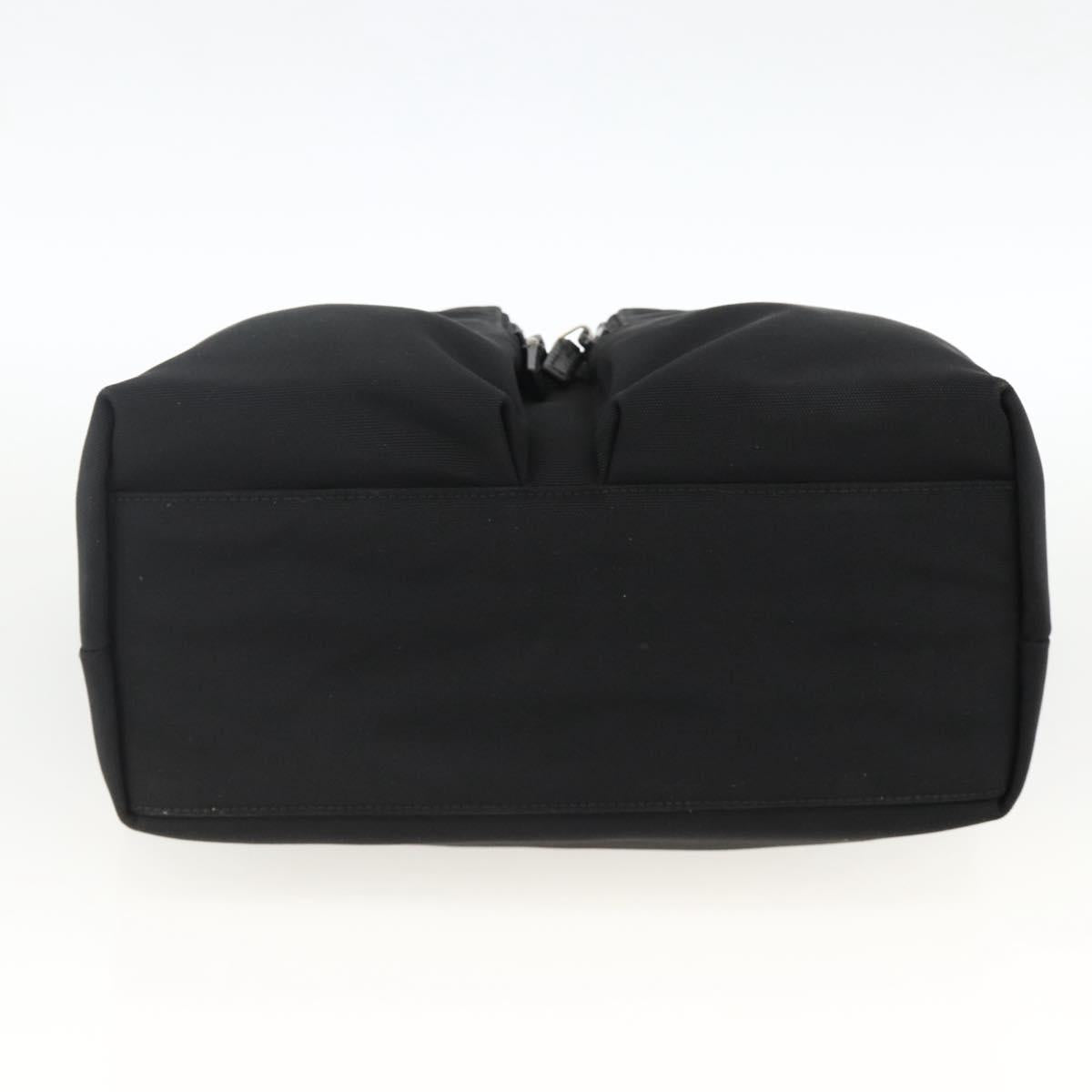 GUCCI Hand Bag Canvas Black Silver 002 1080 Auth BA11451