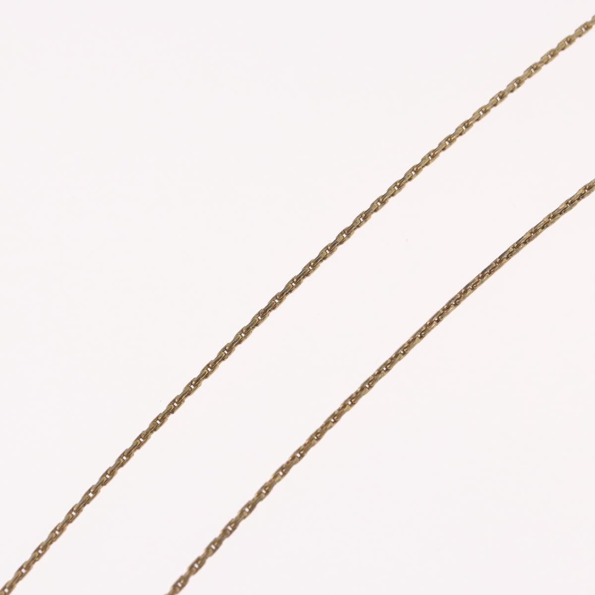 Christian Dior Necklace metal Gold Tone Auth BA11476
