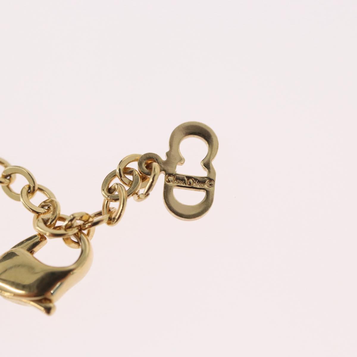 Christian Dior Necklace metal Gold Tone Auth BA11478