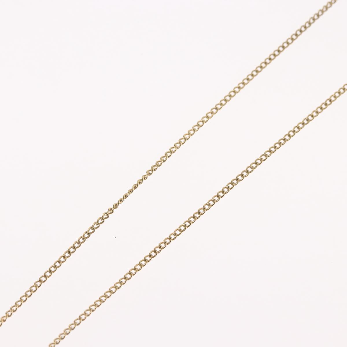Christian Dior Necklace metal Gold Tone Auth BA11480
