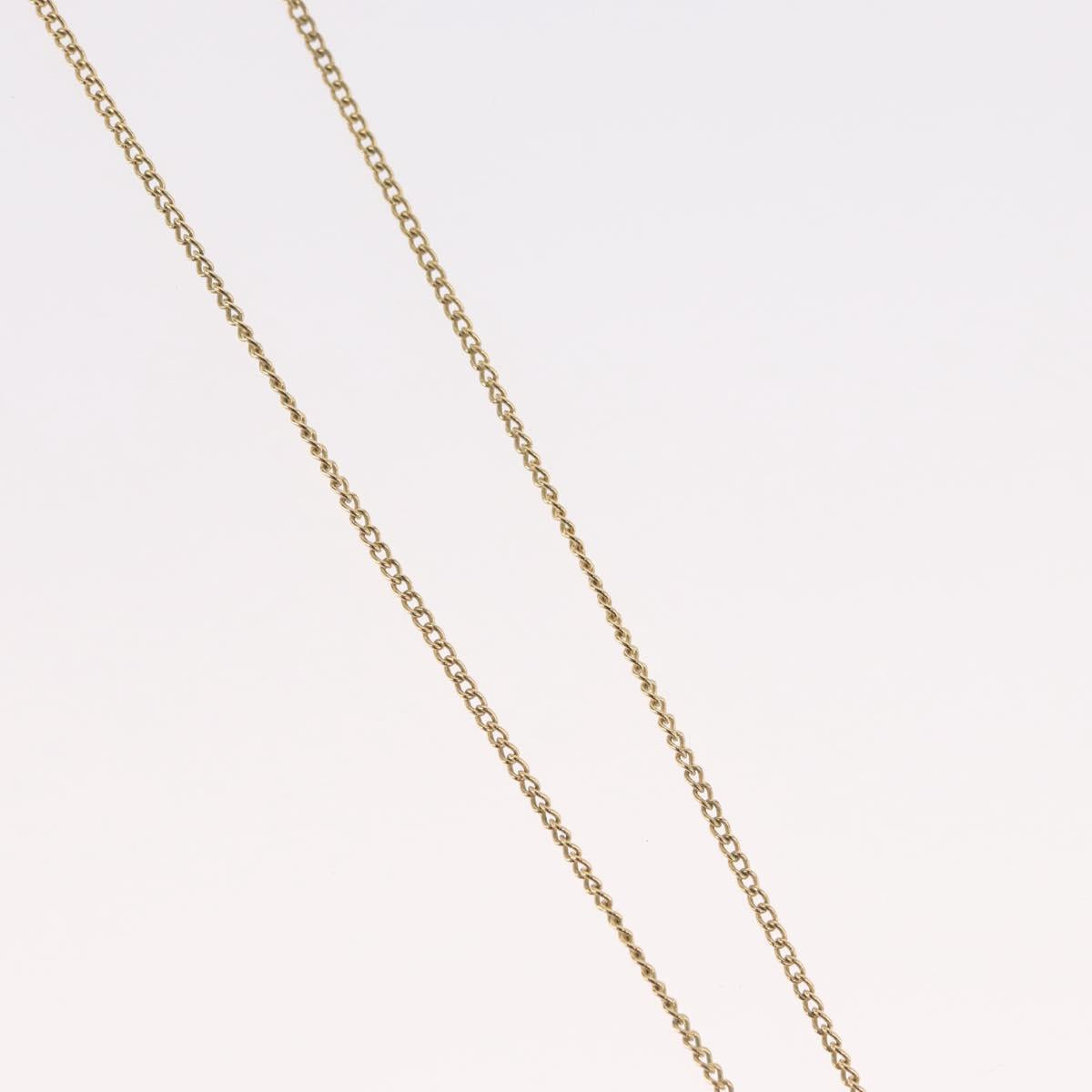 Christian Dior Necklace metal Gold Tone Auth BA11480