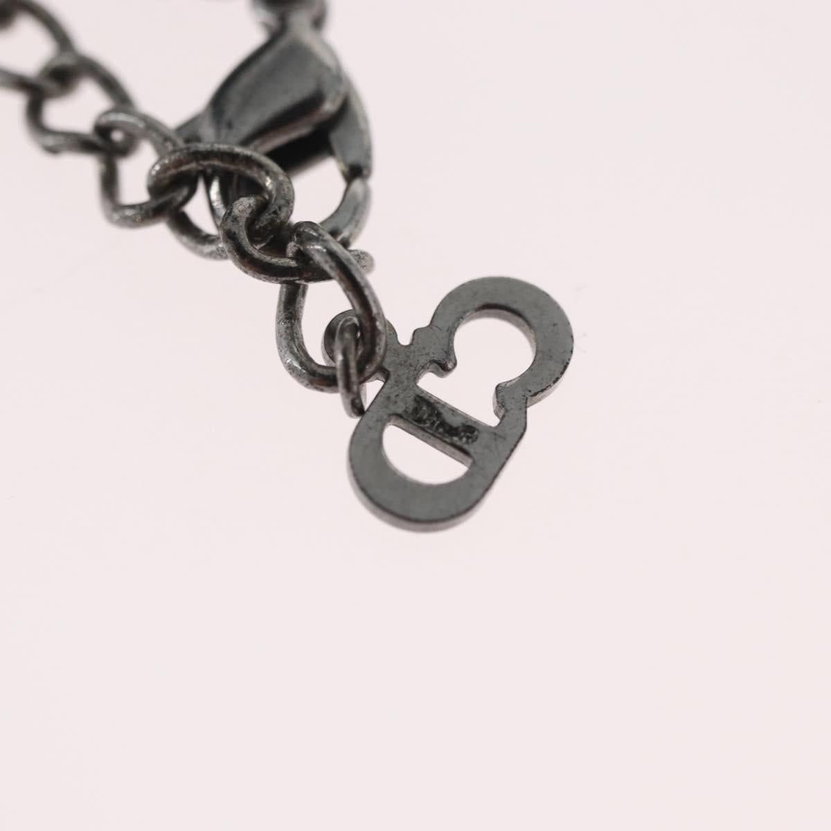 Christian Dior Necklace metal Silver Auth BA11485