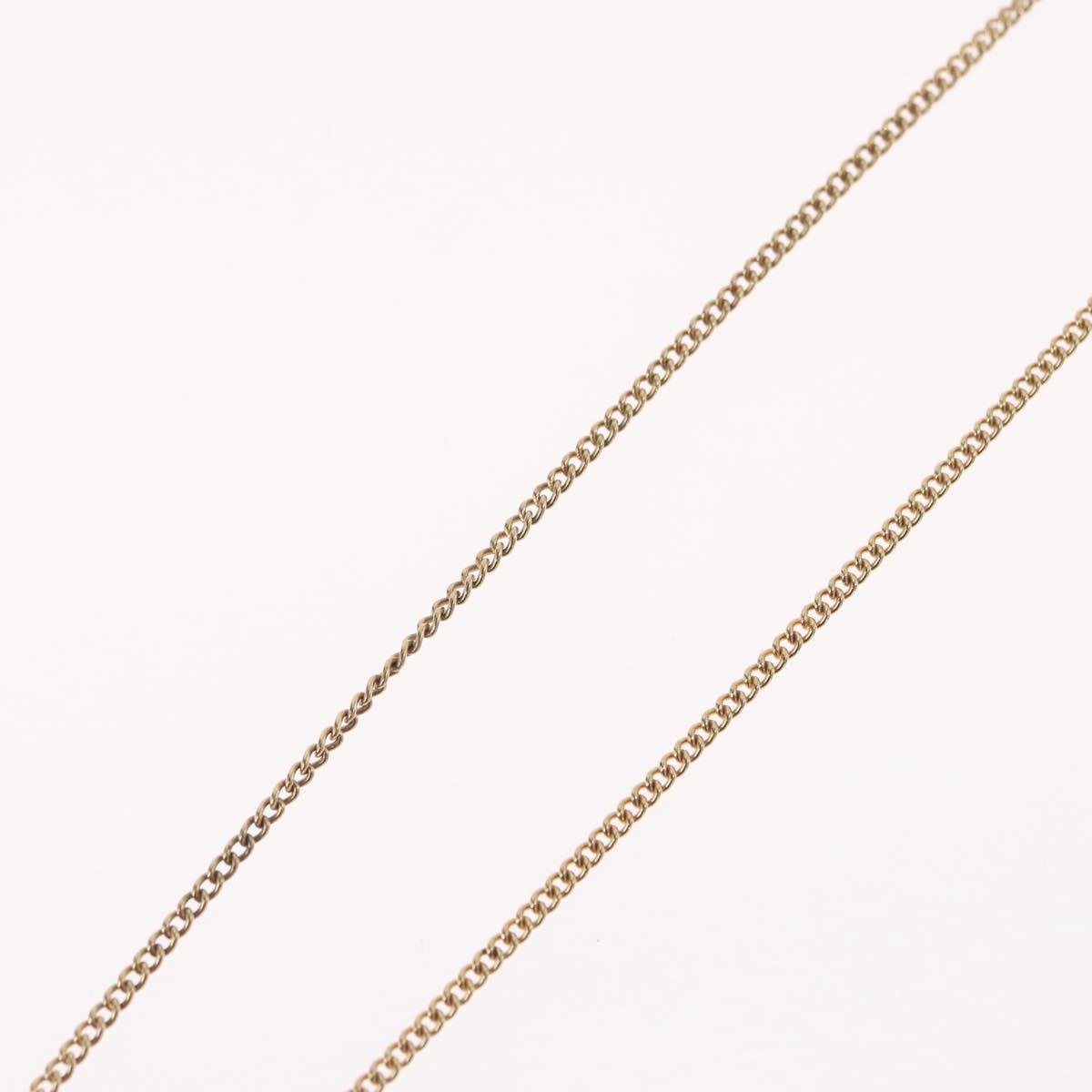 Christian Dior Necklace metal Gold Tone Auth BA11487