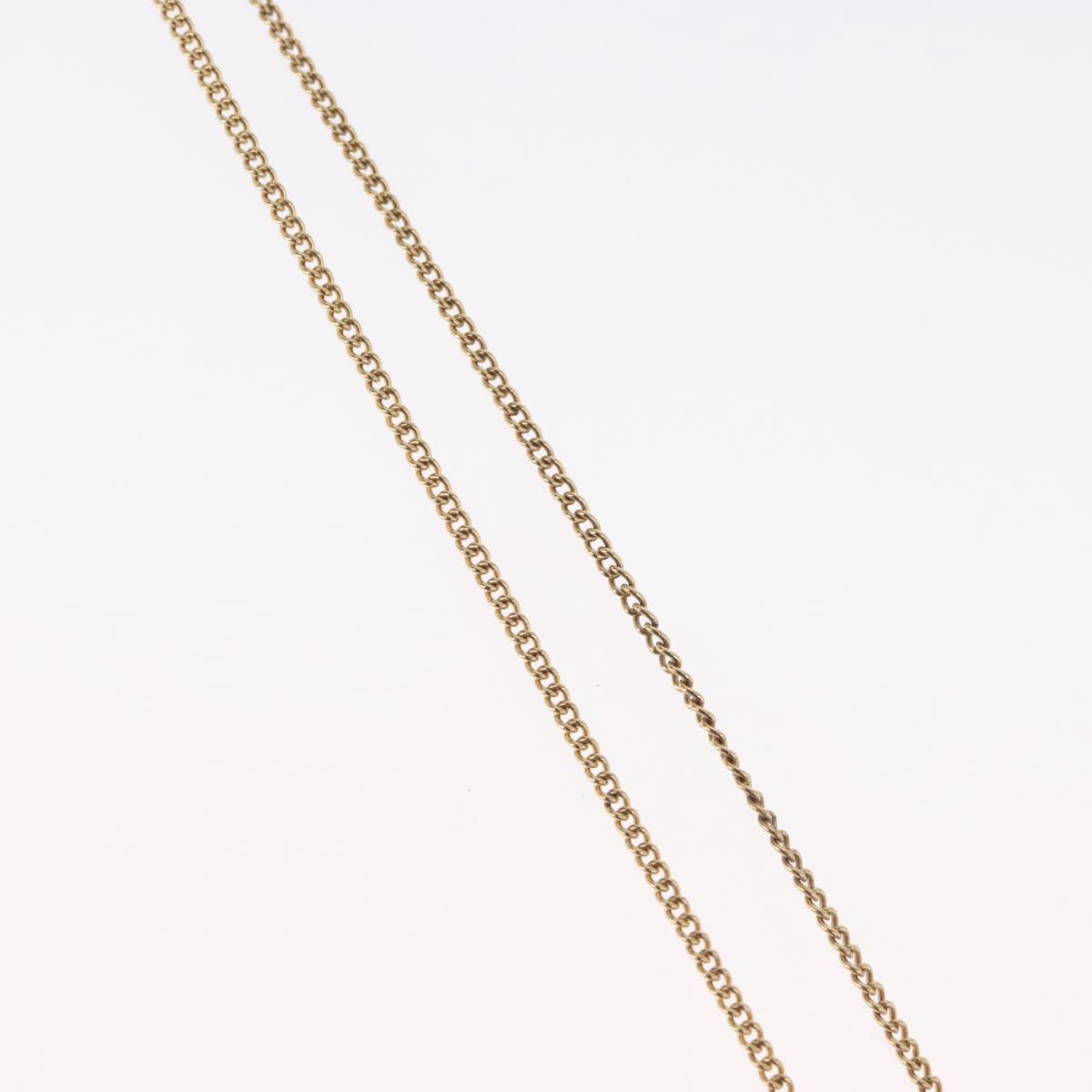 Christian Dior Necklace metal Gold Tone Auth BA11487