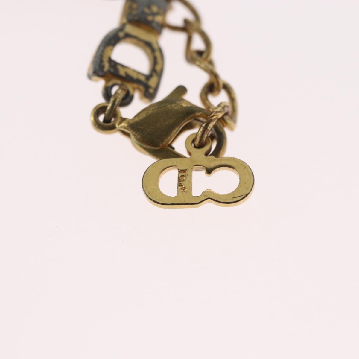 Christian Dior Necklace metal Gold Tone Auth BA11498
