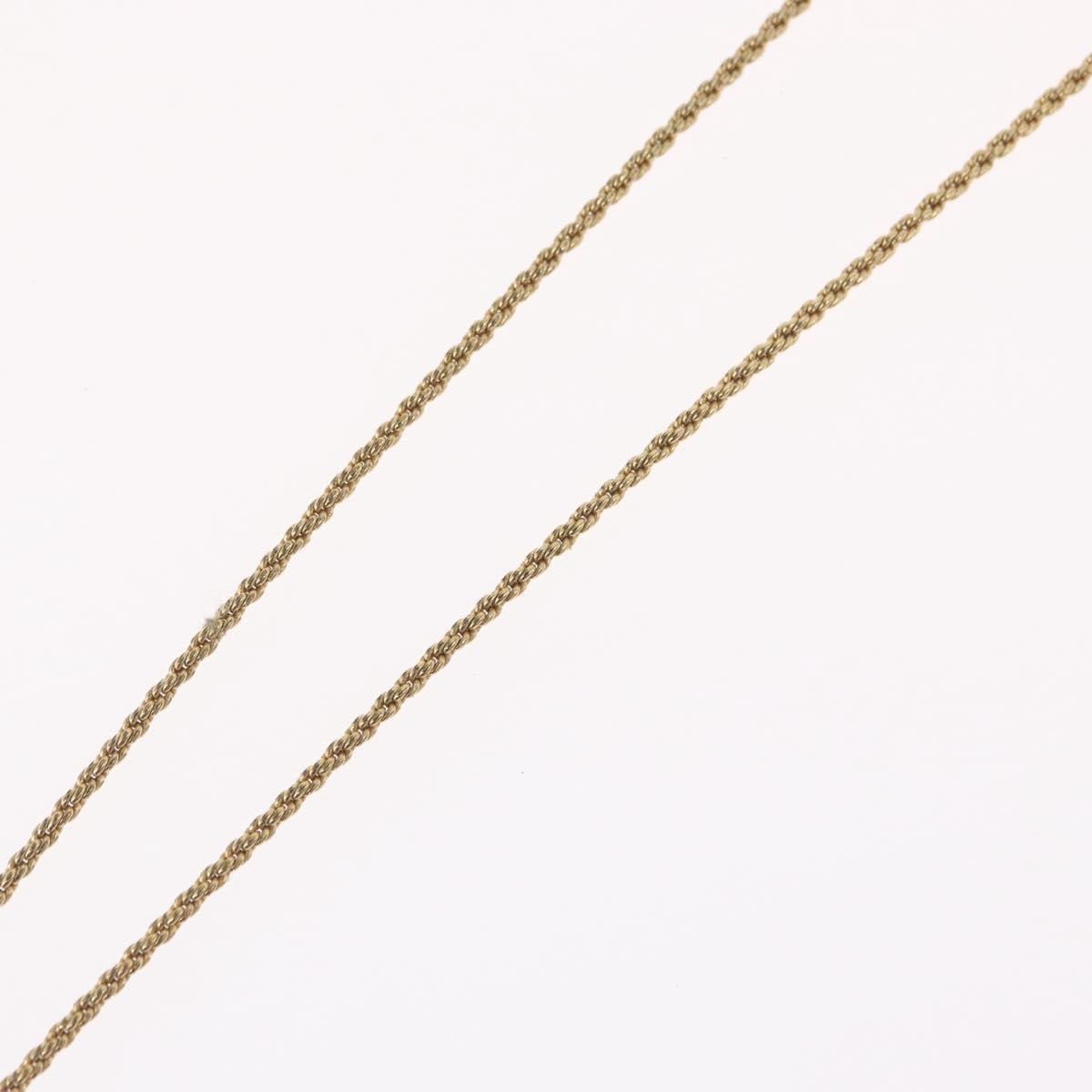 Christian Dior Necklace metal Gold Tone Auth BA11499