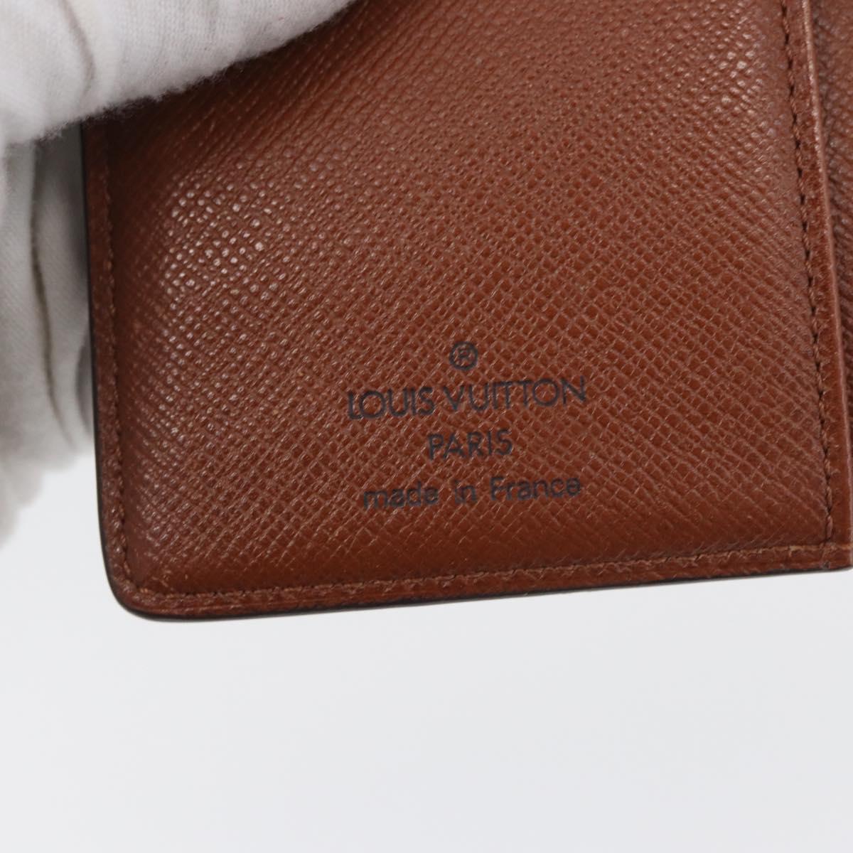 LOUIS VUITTON Monogram Porte Monnaie Billets Viennois Wallet M61663 Auth BA11514