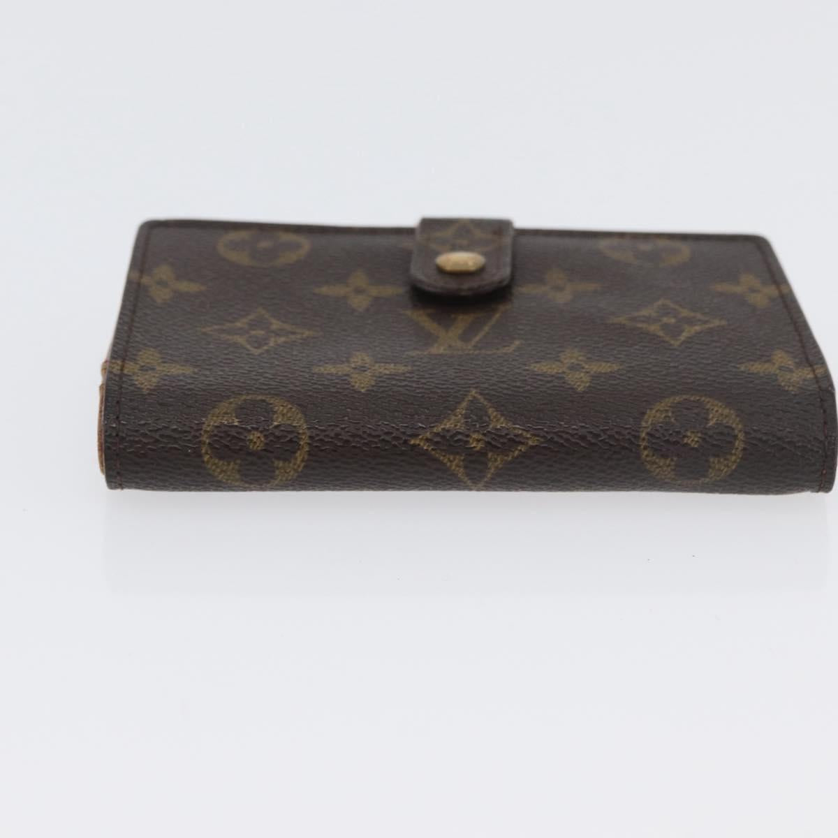 LOUIS VUITTON Monogram Porte Monnaie Billets Viennois Wallet M61663 Auth BA11514