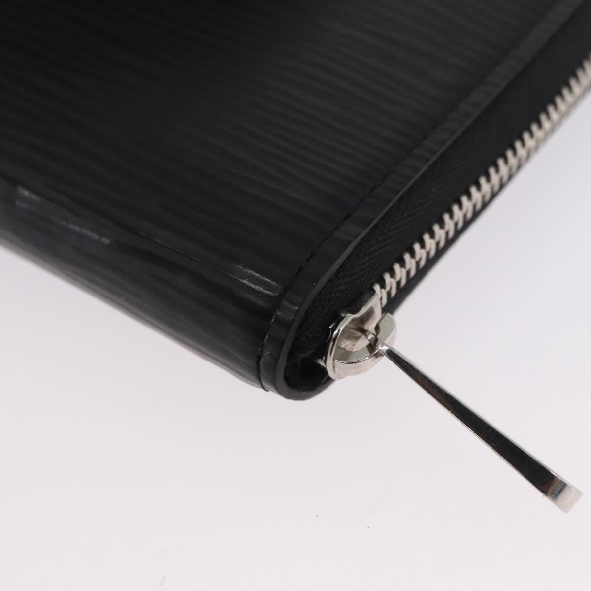 LOUIS VUITTON Epi Zippy Coin Purse Black M60152 LV Auth BA11515A