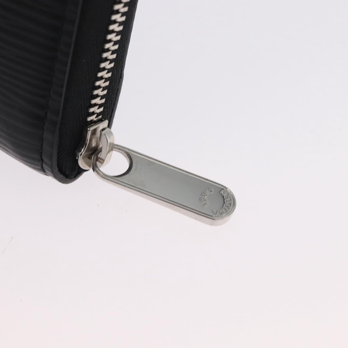LOUIS VUITTON Epi Zippy Coin Purse Black M60152 LV Auth BA11515A