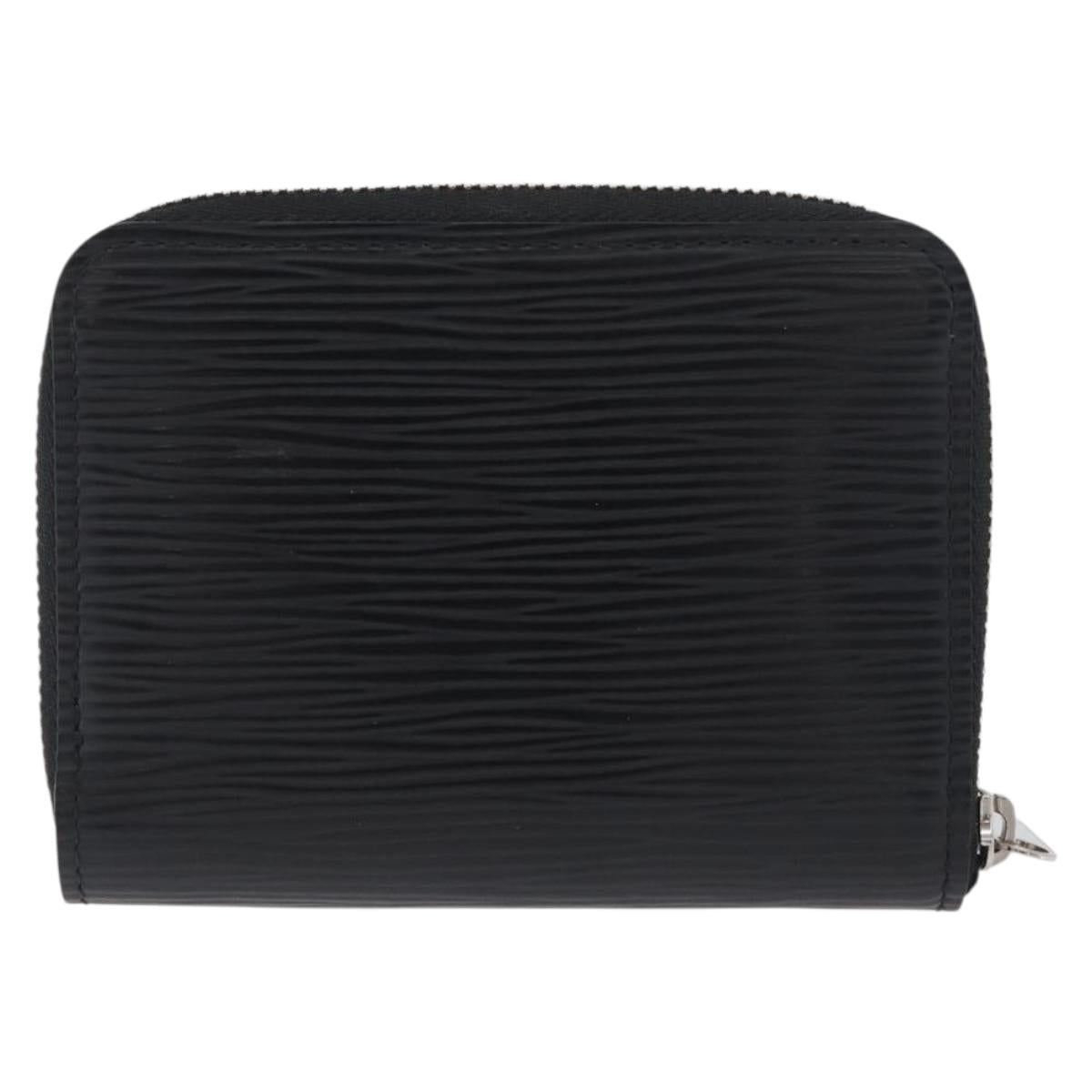 LOUIS VUITTON Epi Zippy Coin Purse Black M60152 LV Auth BA11515A