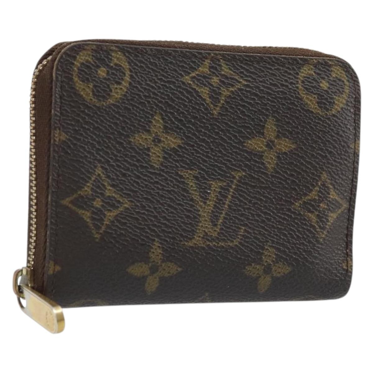 LOUIS VUITTON Monogram Zippy Coin Purse Coin Purse M60067 LV Auth BA11516