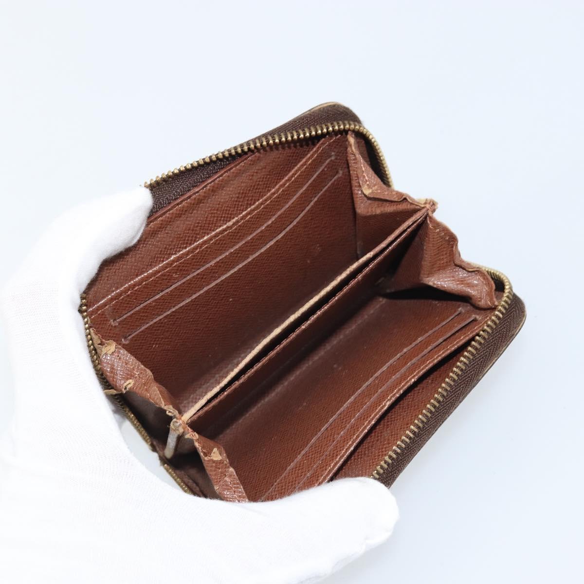 LOUIS VUITTON Monogram Zippy Coin Purse Coin Purse M60067 LV Auth BA11516