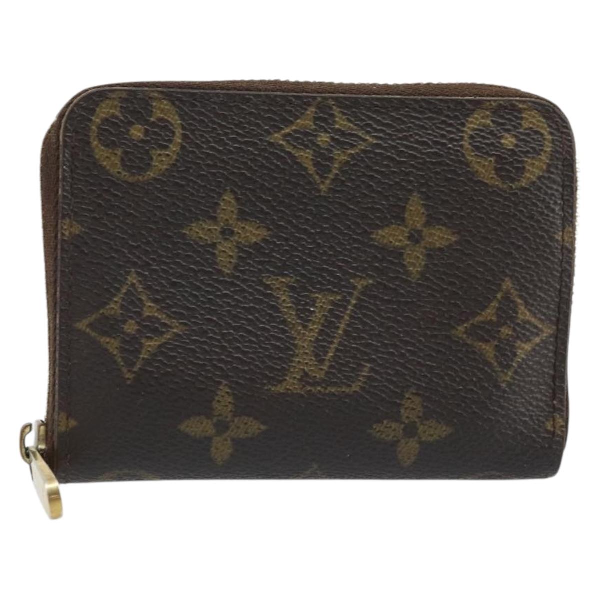 LOUIS VUITTON Monogram Zippy Coin Purse Coin Purse M60067 LV Auth BA11516