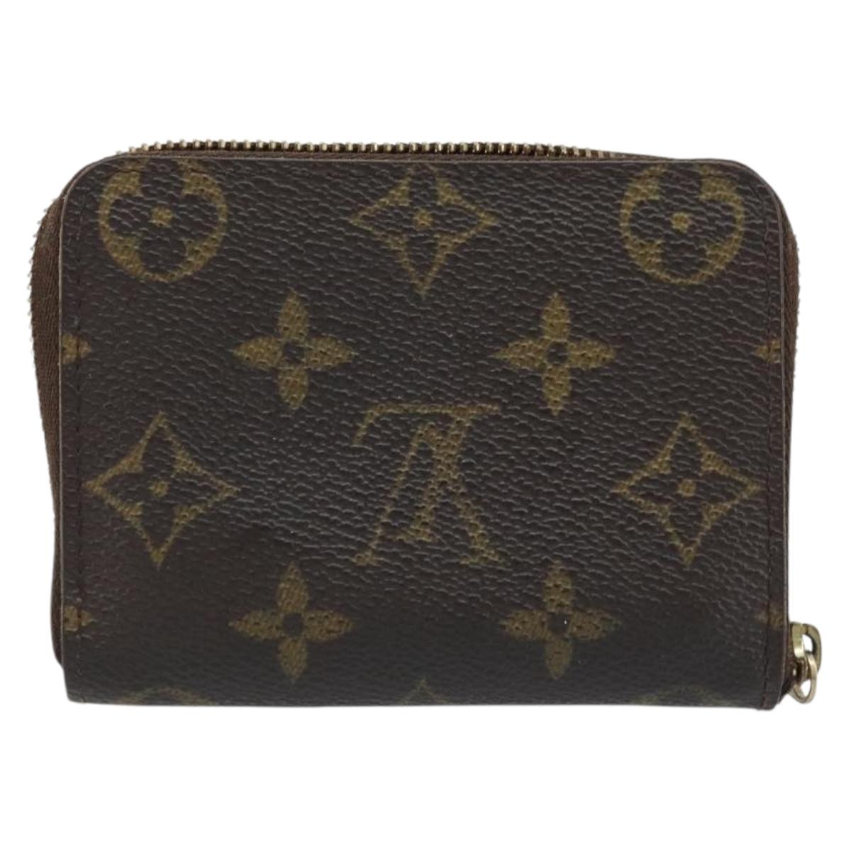 LOUIS VUITTON Monogram Zippy Coin Purse Coin Purse M60067 LV Auth BA11516