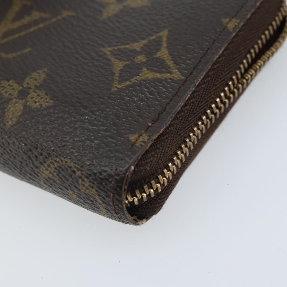 LOUIS VUITTON Monogram Zippy Coin Purse Coin Purse M60067 LV Auth BA11516