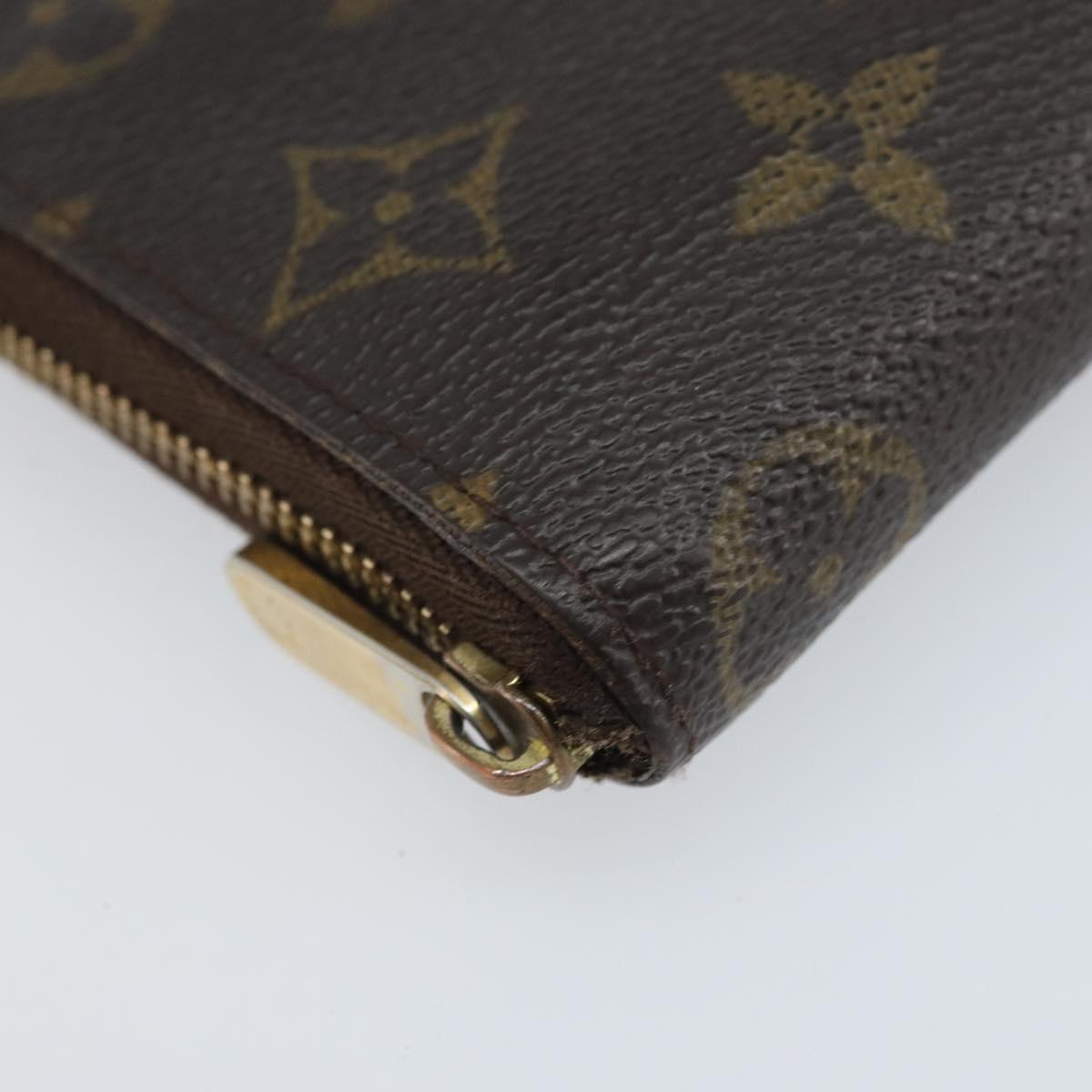 LOUIS VUITTON Monogram Zippy Coin Purse Coin Purse M60067 LV Auth BA11516