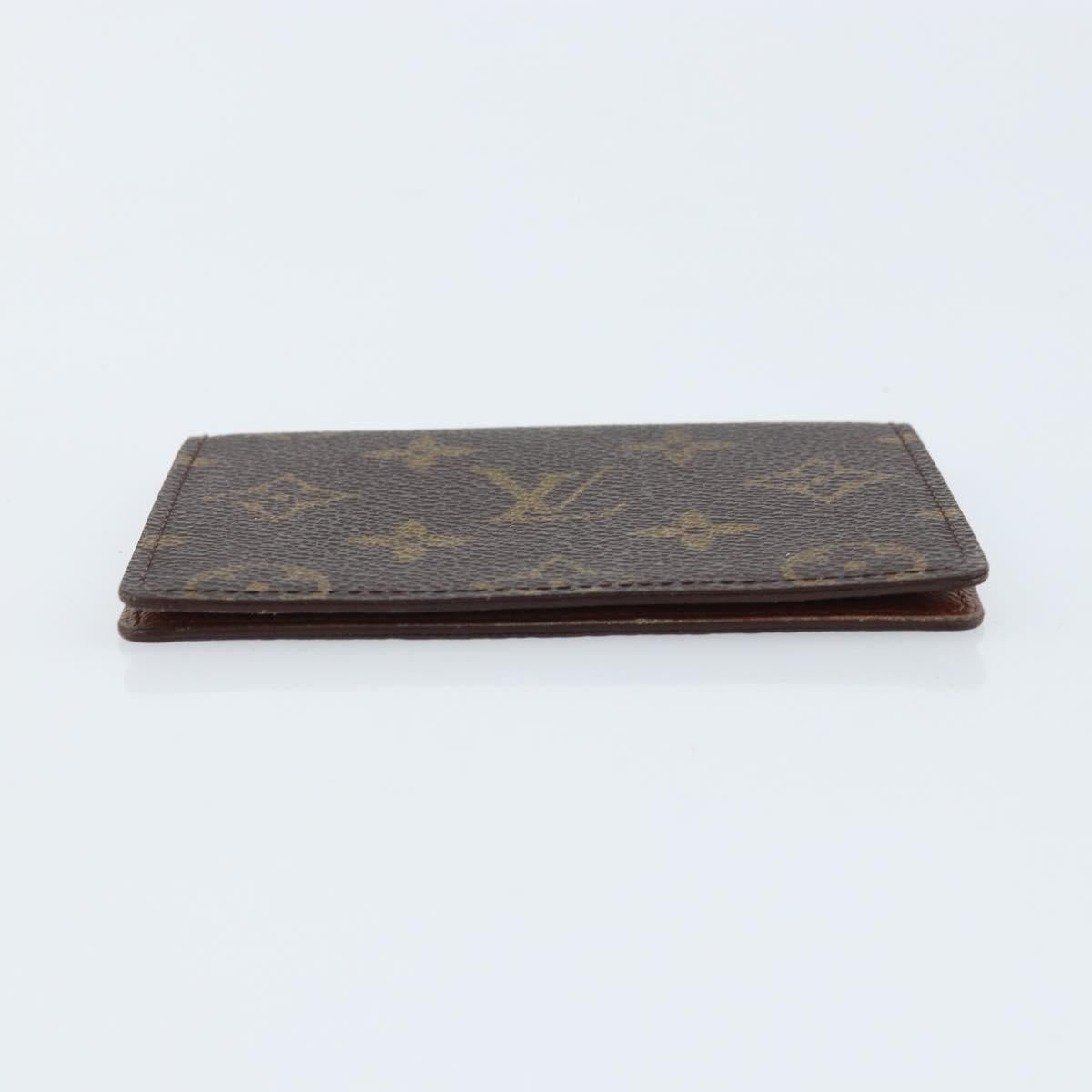LOUIS VUITTON Monogram Porte 2 Cult Vertical Pass Case M60533 LV Auth BA11518