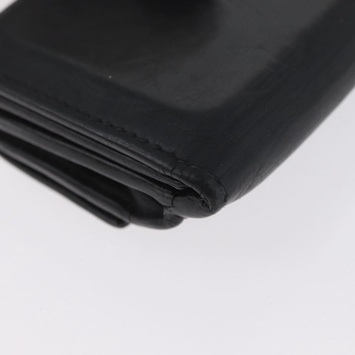 LOUIS VUITTON Monogram Shadow Discovery Compact Wallet Black M67631 Auth BA11519